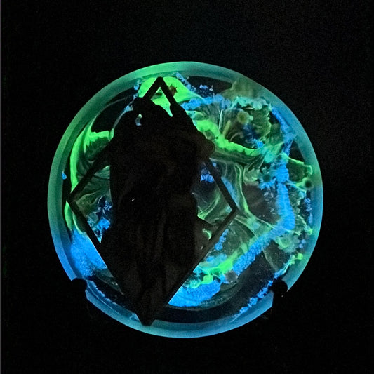 Custom Floral Glow Resin Mini - Exclusive "RAD Plague Doctor" Wiser Hyzer