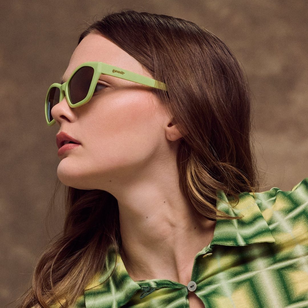"Green Tea Nebula" Deco G Polarized Sunglasses Goodr