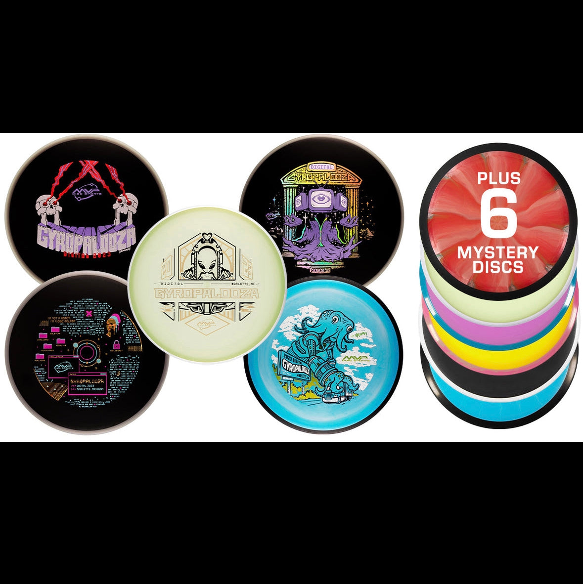 MVP 2023 GYROpalooza Mystery Box 11 Discs! *PREORDER* Rare Air Discs