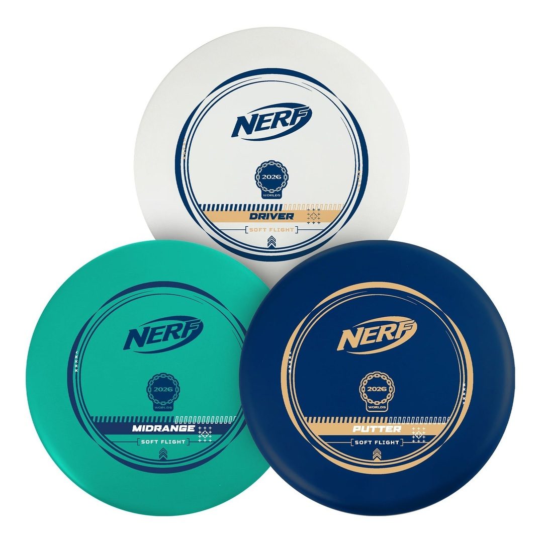 NERF Soft Flight - Worlds 2026 - 3 Disc Set