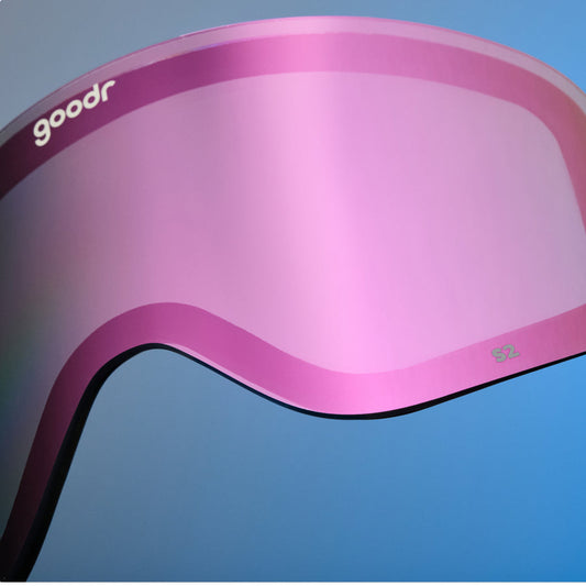 "Blush Blizzard” PEAK G Replacement Lens Goodr