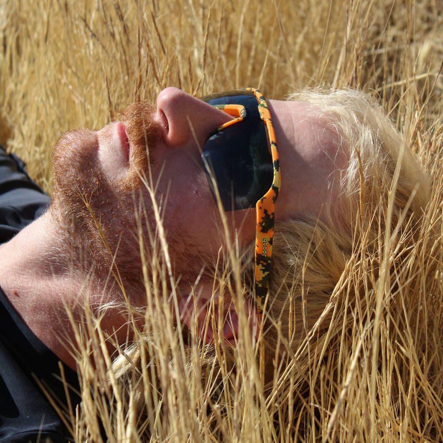 "Tactical Tangerine Twist" BOLT G Polarized Sunglasses Goodr