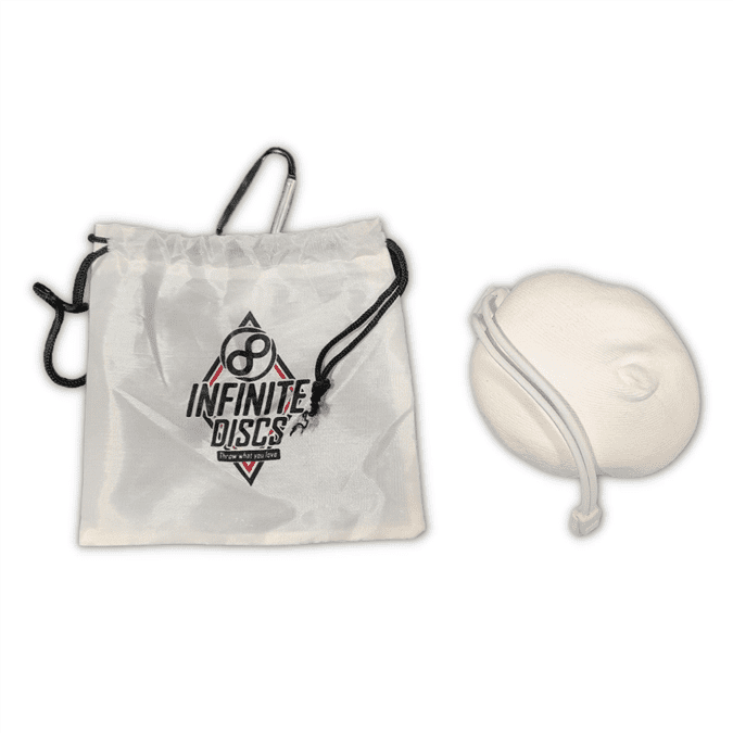 True par Disc Golf Chalk Bag with Carabiner and 2 Extra Hand Chalk Balls (Green