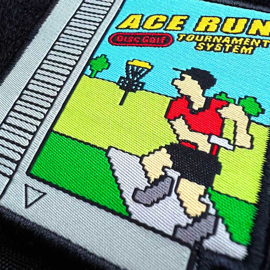 Ace Run Disc Golf Patch - Hook And Loop Disc Golf Pins