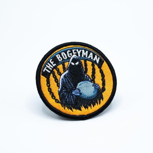 The Bogeyman Round Embroidered Patch - Hook And Loop