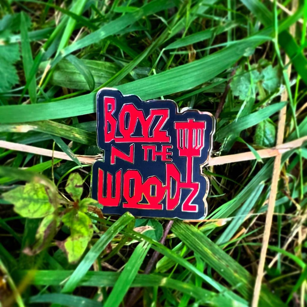 Boyz In The Woods Pin - Metal Butterfly Disc Golf Pins