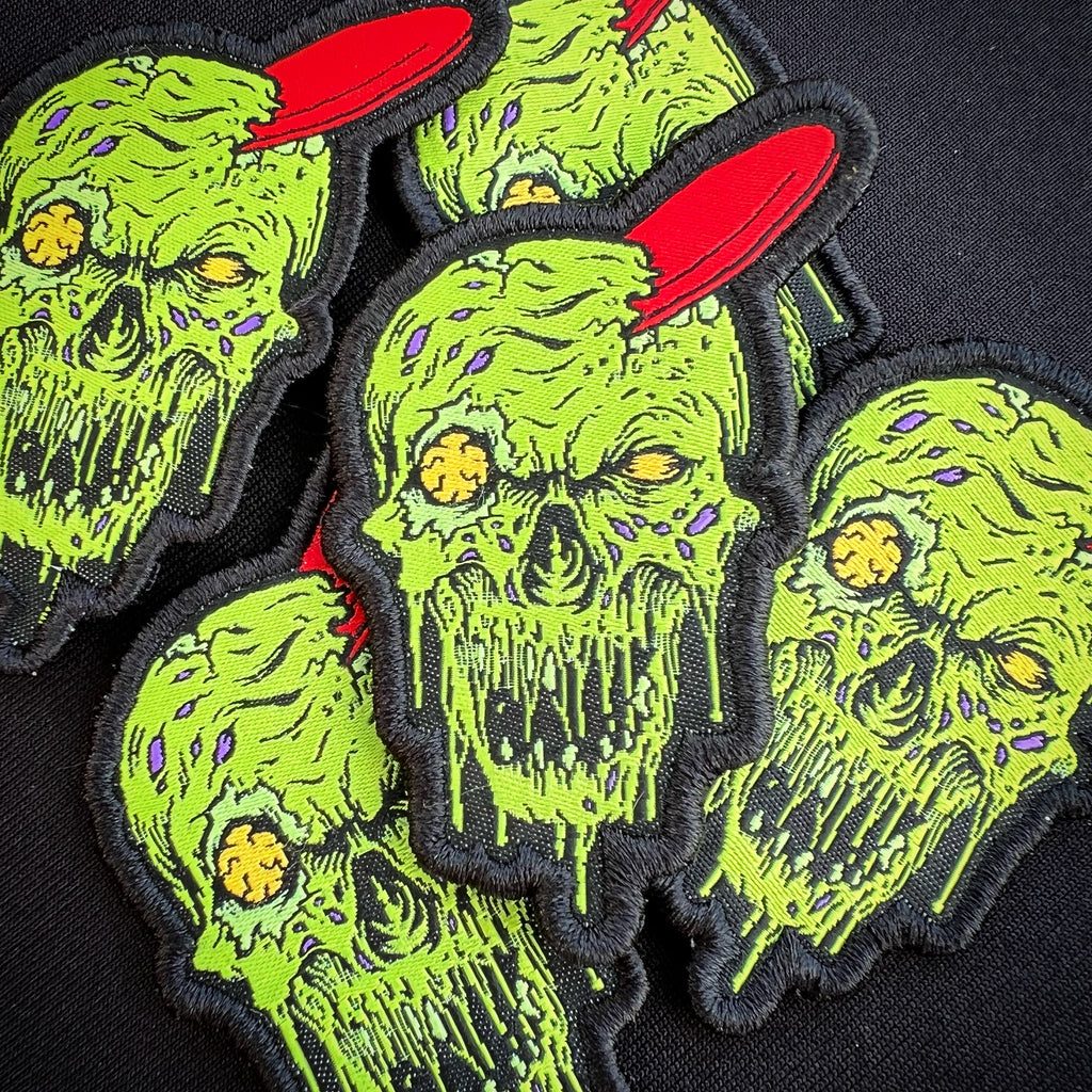 Zombie Disc Golf Patch - Hook And Loop Disc Golf Pins