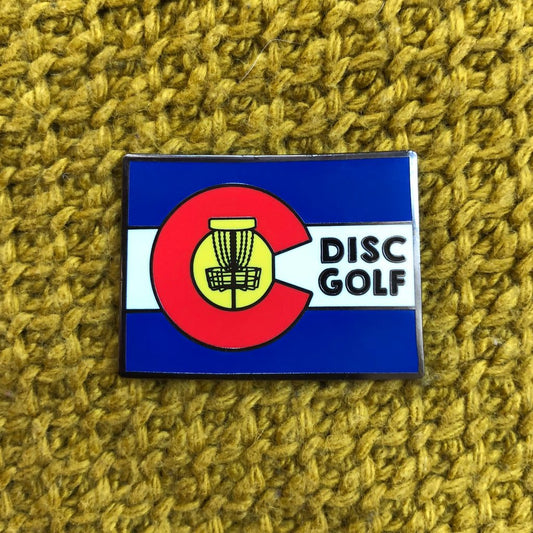 Colorado State Pin - Metal Butterfly Disc Golf Pins