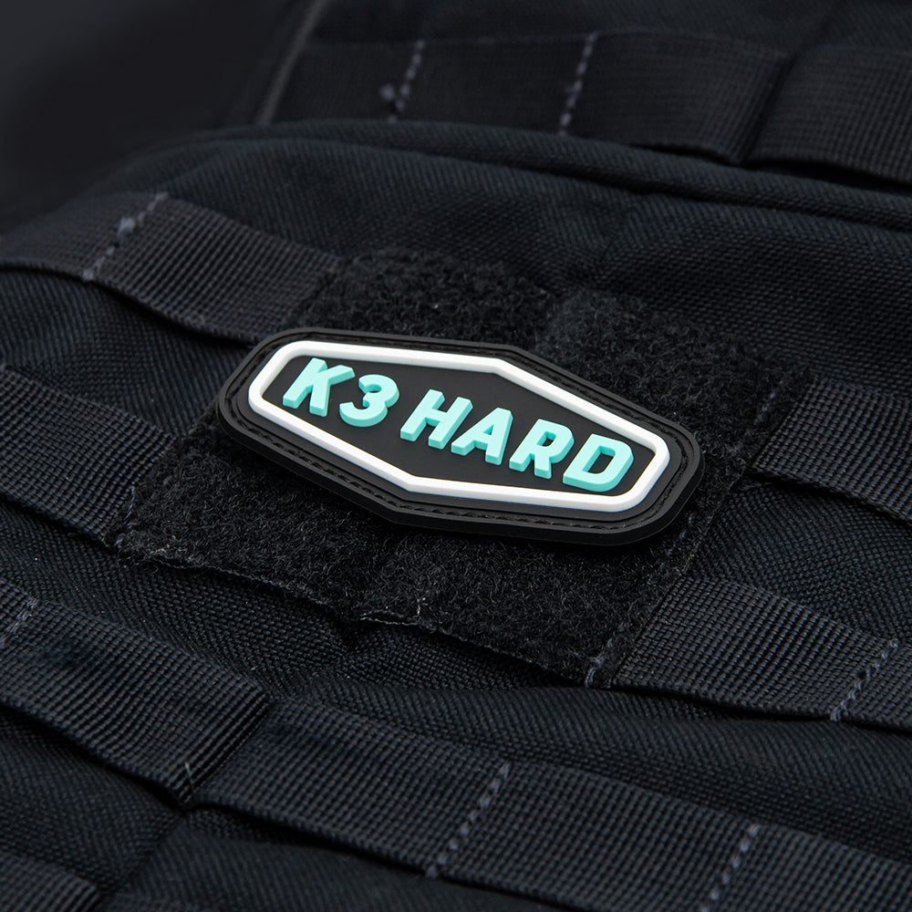 K3 Hard - Eco-PVC Collector Patch Hook N Loop Backside Kastaplast
