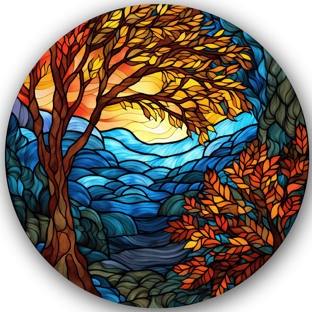 Stained Glass Disc Golf Disc DiscGolfSwag