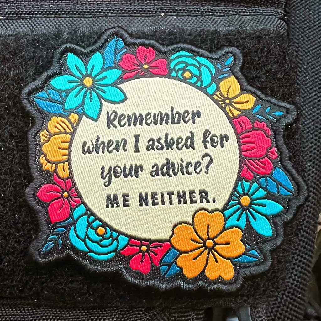 Sassy Flowers Disc Golf Patch - Hook And Loop Disc Golf Pins