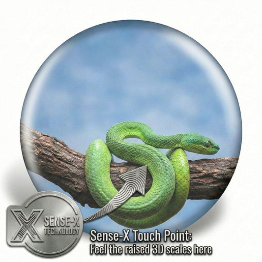 The Emerald Strike: 3D Textured Sense-X Disc Disc Golf Swag