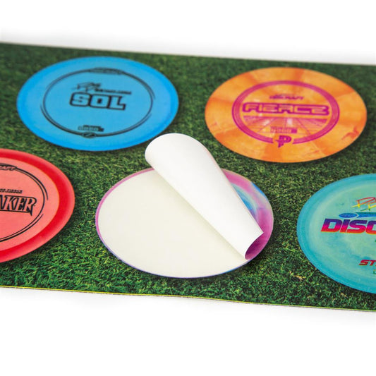 Big Z Character Sticker Pack - One Sheet of 5 Stickers Discraft