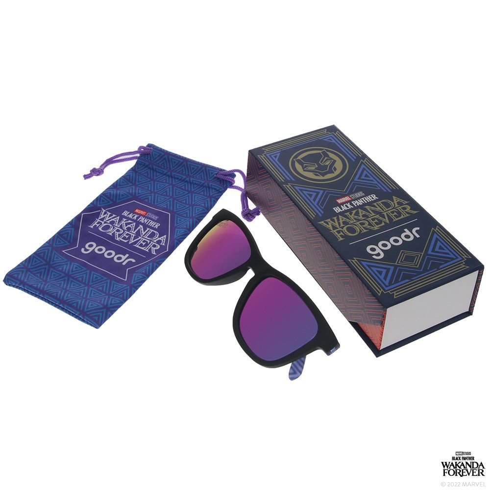Black Panther "Vibranium Vision” OG Polarized Sunglasses Marvel Goodr