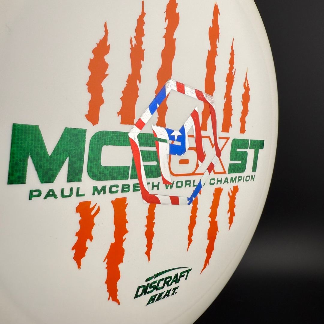 ESP Heat - Paul McBeth 6x Claw Misprint - Rare White Discraft