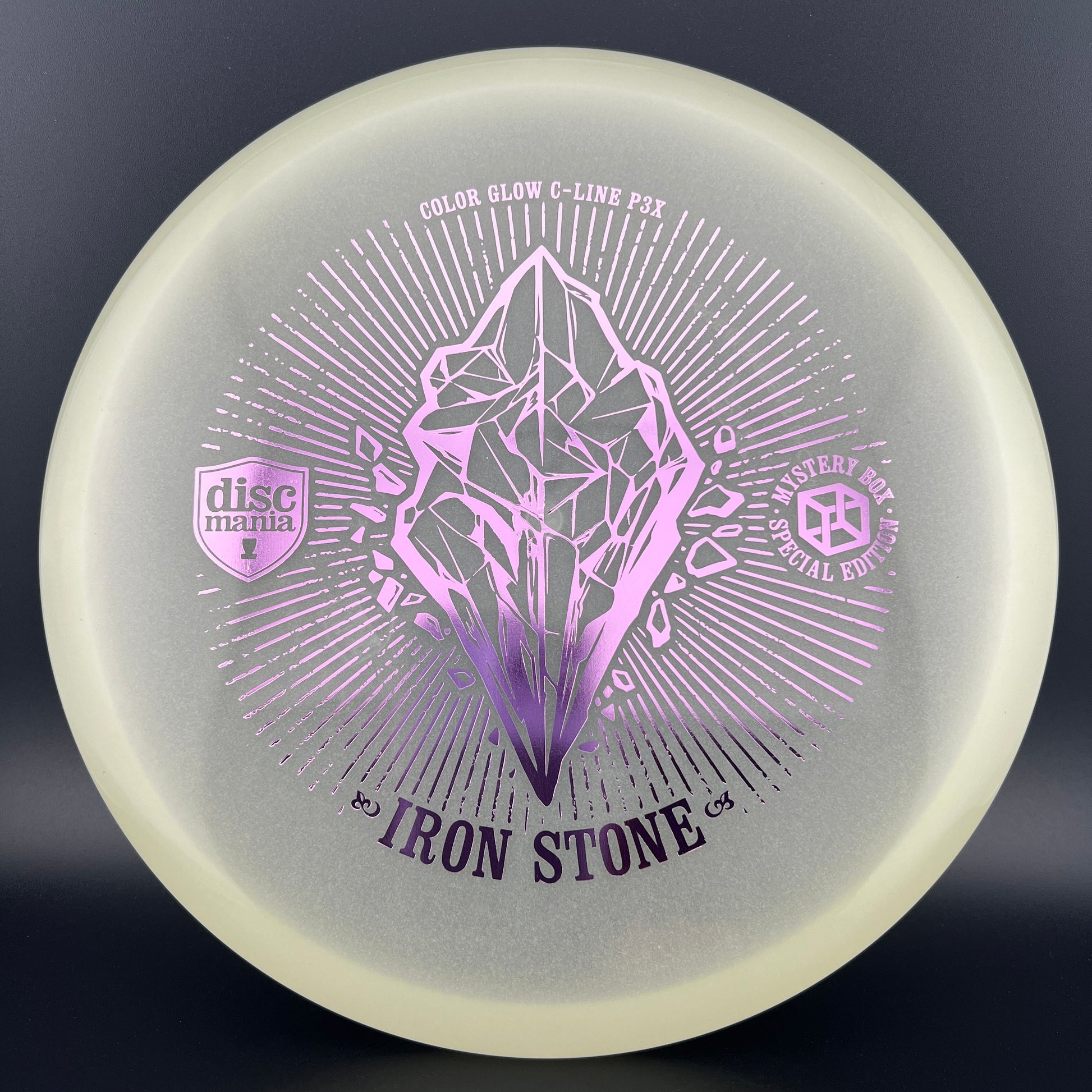 Color Glow C-Line P3X - First Run "Iron Stone" MB 23 Discmania