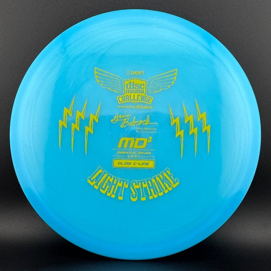 Glow C-Line MD3 - Light Strike - Gavin Babcock Signature Series DCF Discmania