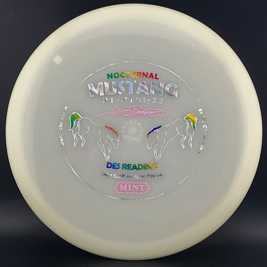 Nocturnal Mustang - First Run Glow - 2022 Des Reading Hall of Fame MINT Discs