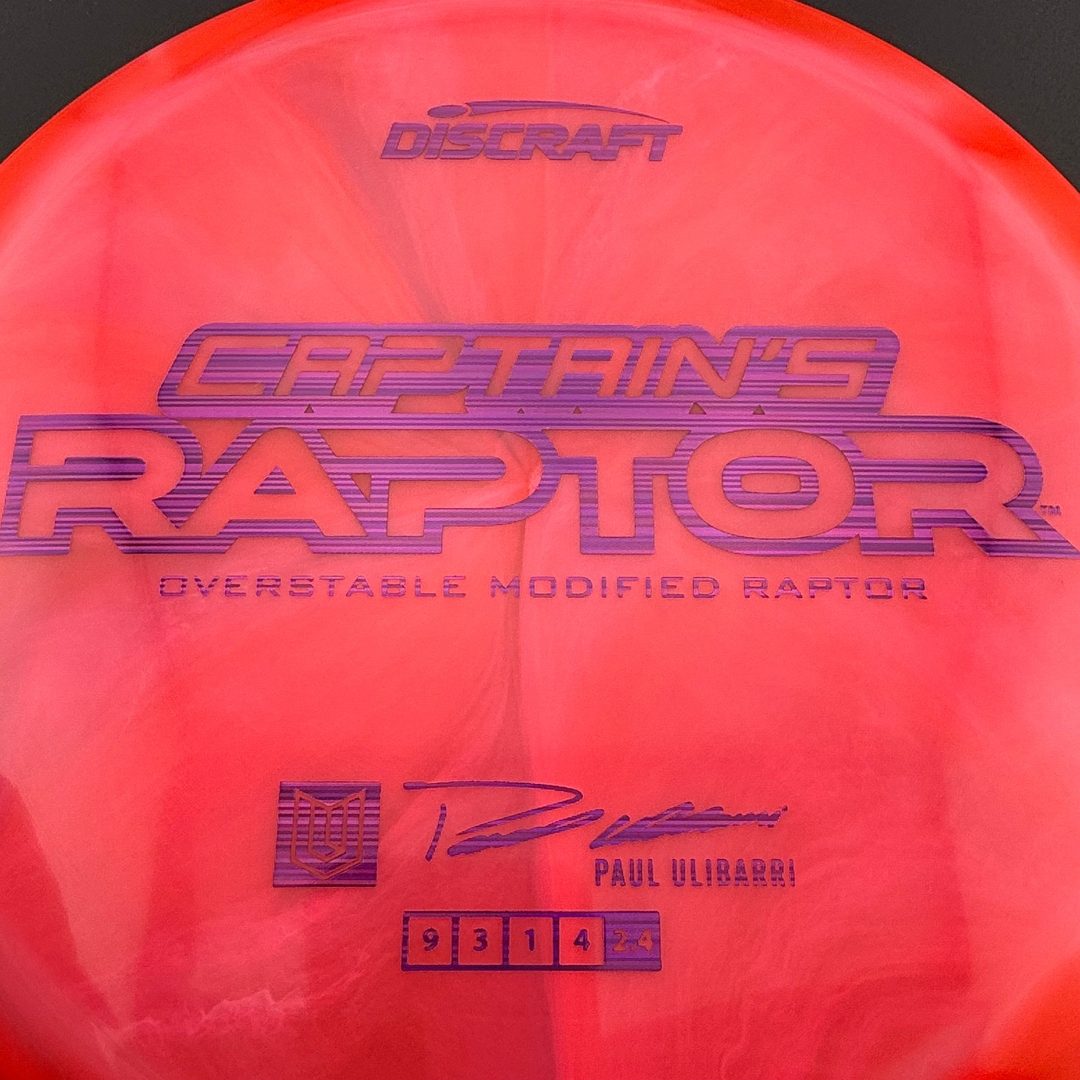 Special Z Blend Captain's Raptor - Paul Ulibarri 2025 Signature Series Discraft