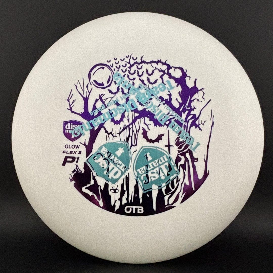 Glow D-Line Flex 3 P1 - 2023 OTB Halloween / Team Stamps *Colten Stash* Discmania