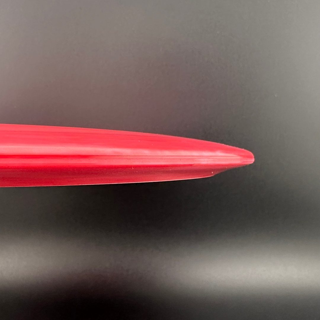 Swirly S-line FD - Red Split Dye - Discmania Tattoo stamp Discmania