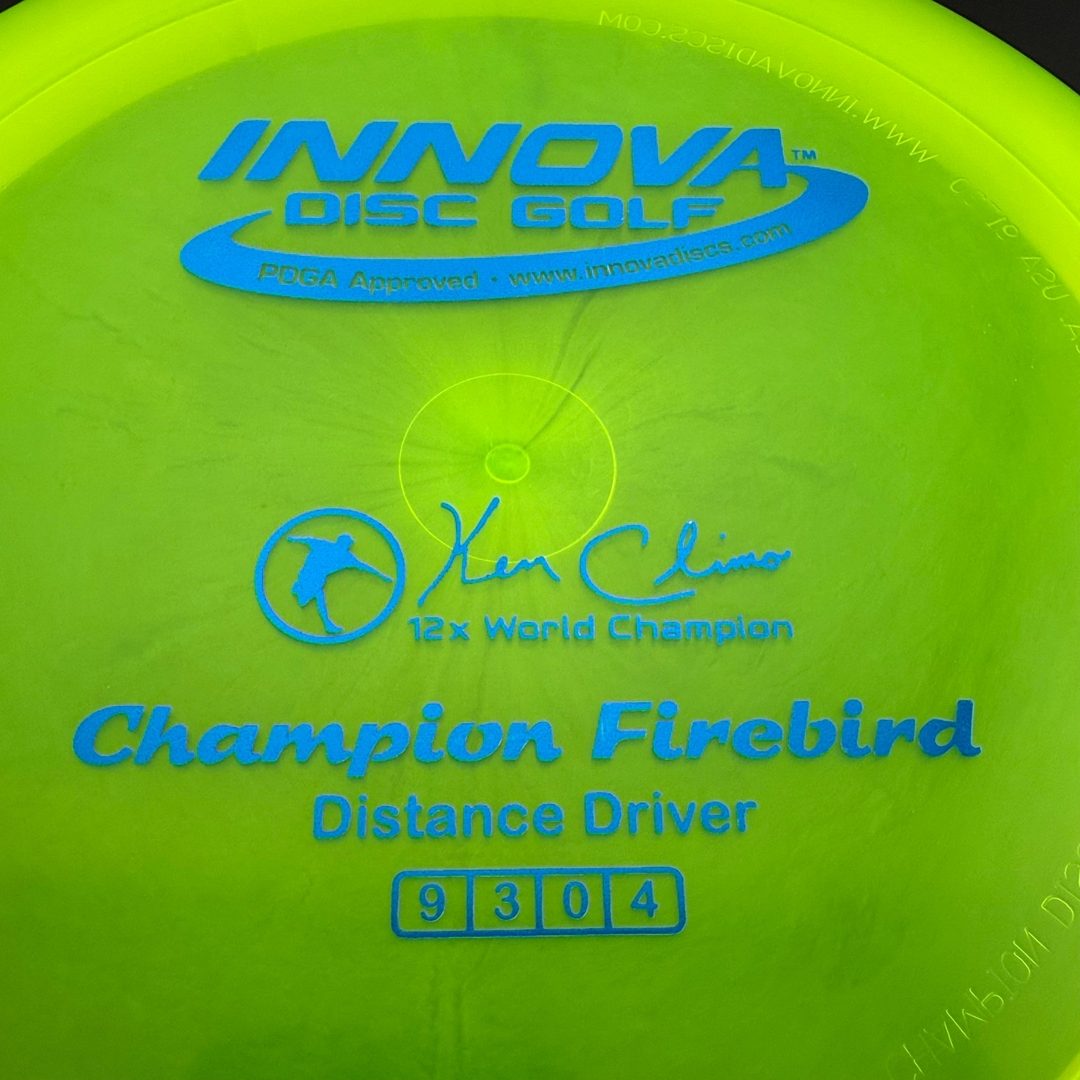 Champion Firebird FAF - Ken Climo 12x *Gibson Stash* Innova