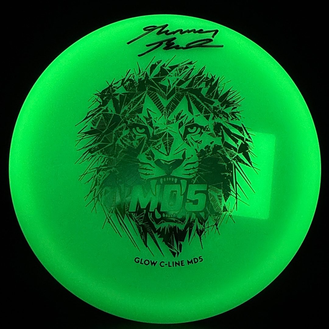 Glow C-Line MD5 - Gannon Buhr Autographed - European Open Discmania