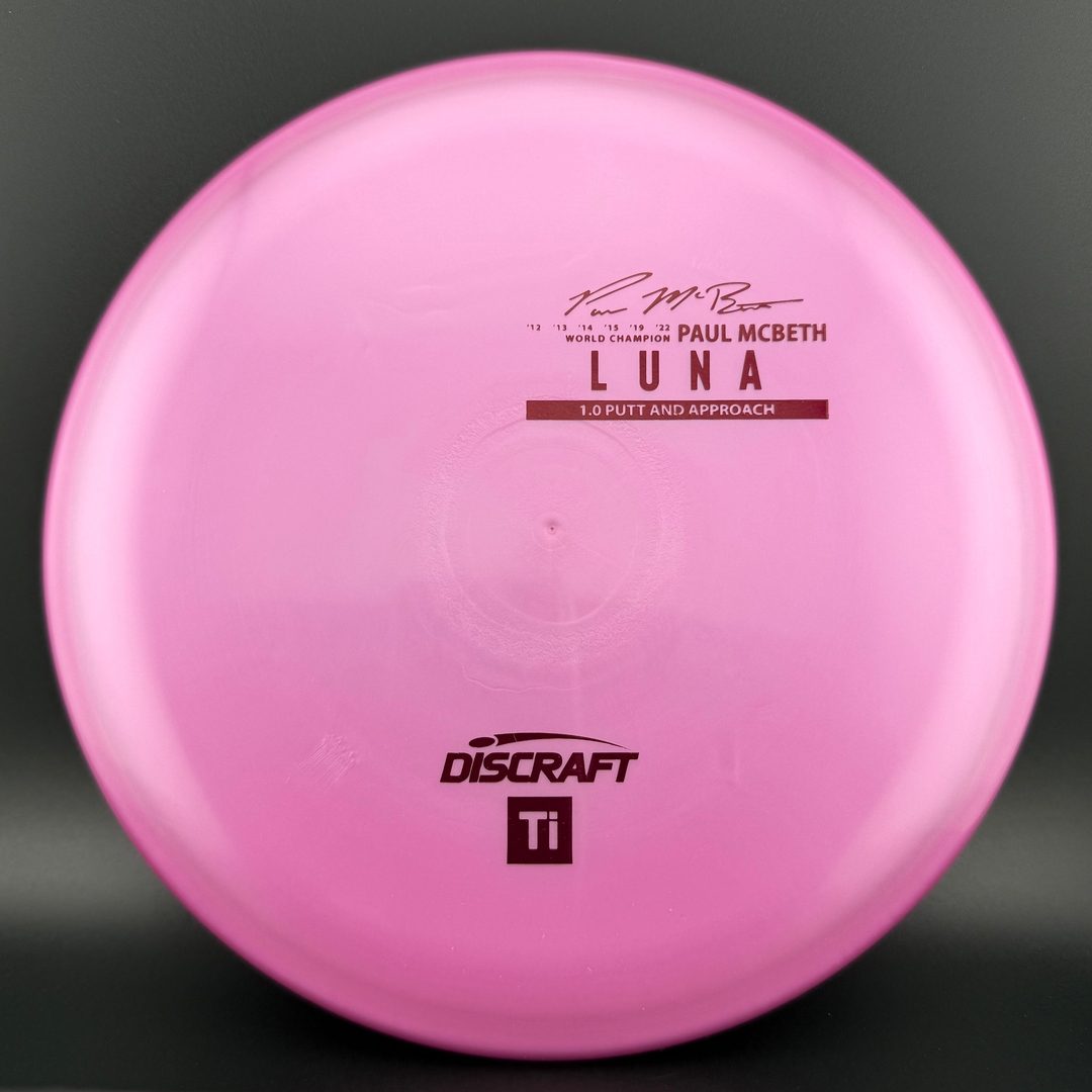 Titanium Luna - First Run - Paul McBeth Discraft