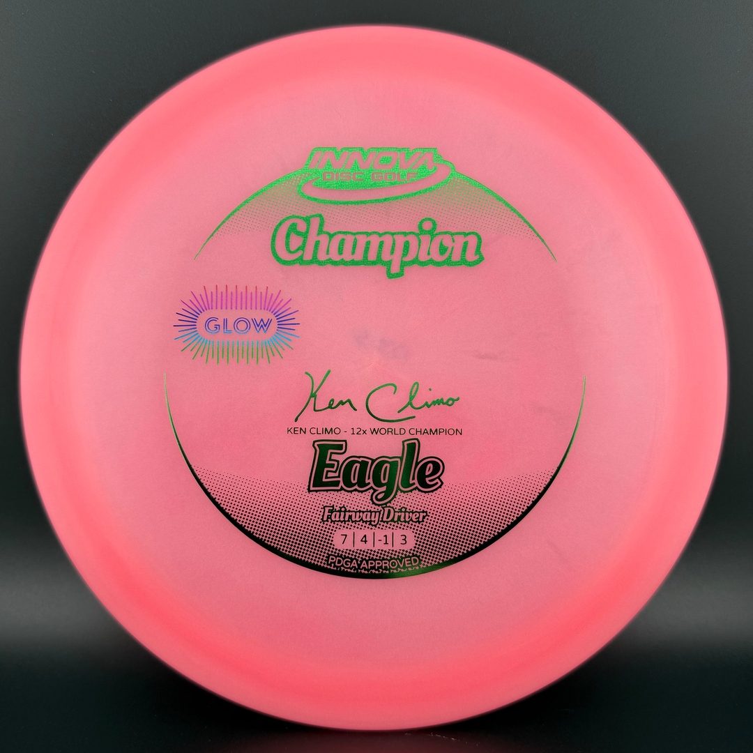 Color Glow Champion Eagle - Ken Climo 12x Innova