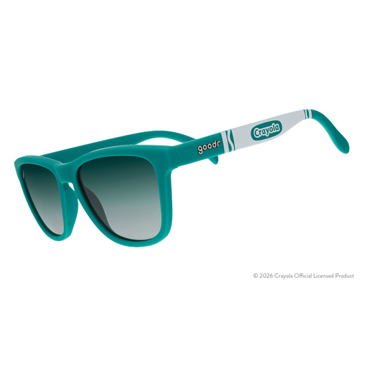 "Turquoise Surf” Limited Crayola OG Polarized Sunglasses Goodr