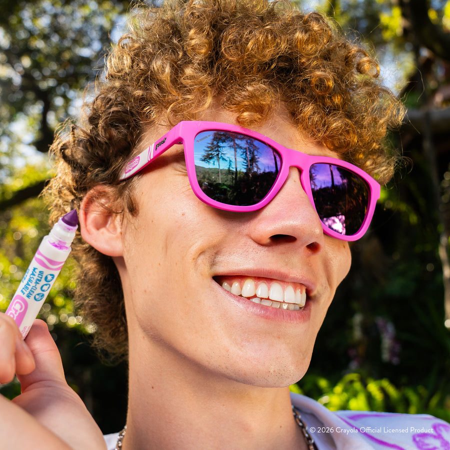 "Wild Orchid" Limited Crayola OG Polarized Sunglasses Goodr