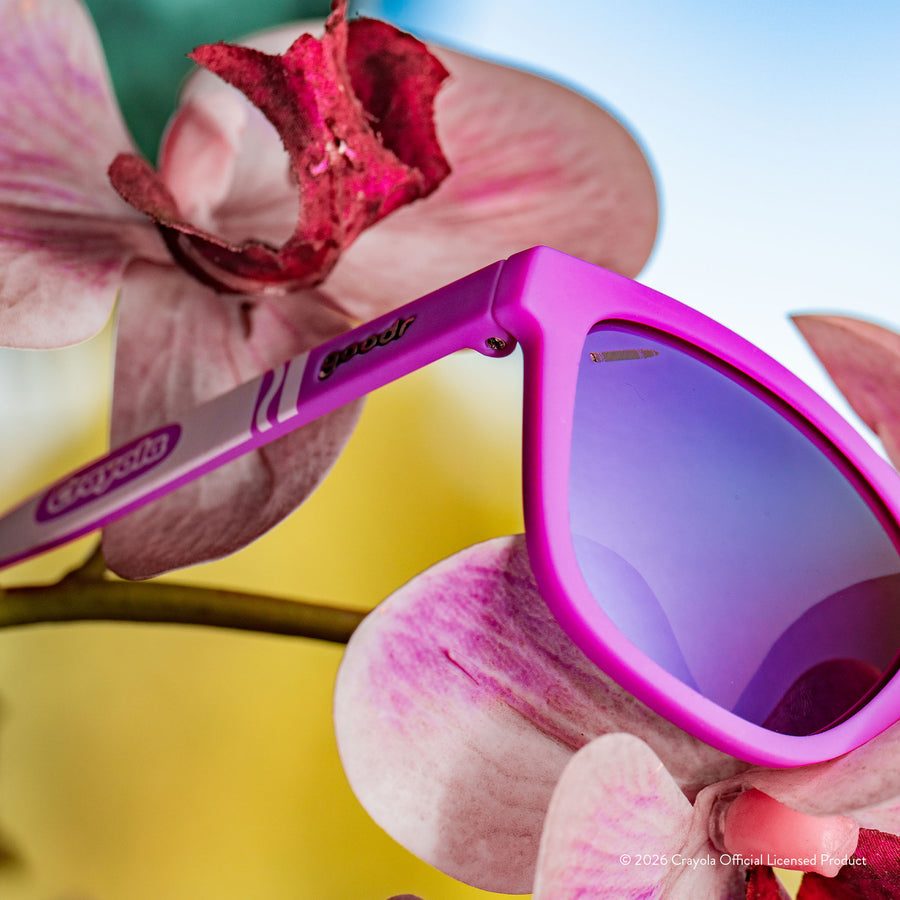 "Wild Orchid" Limited Crayola OG Polarized Sunglasses Goodr