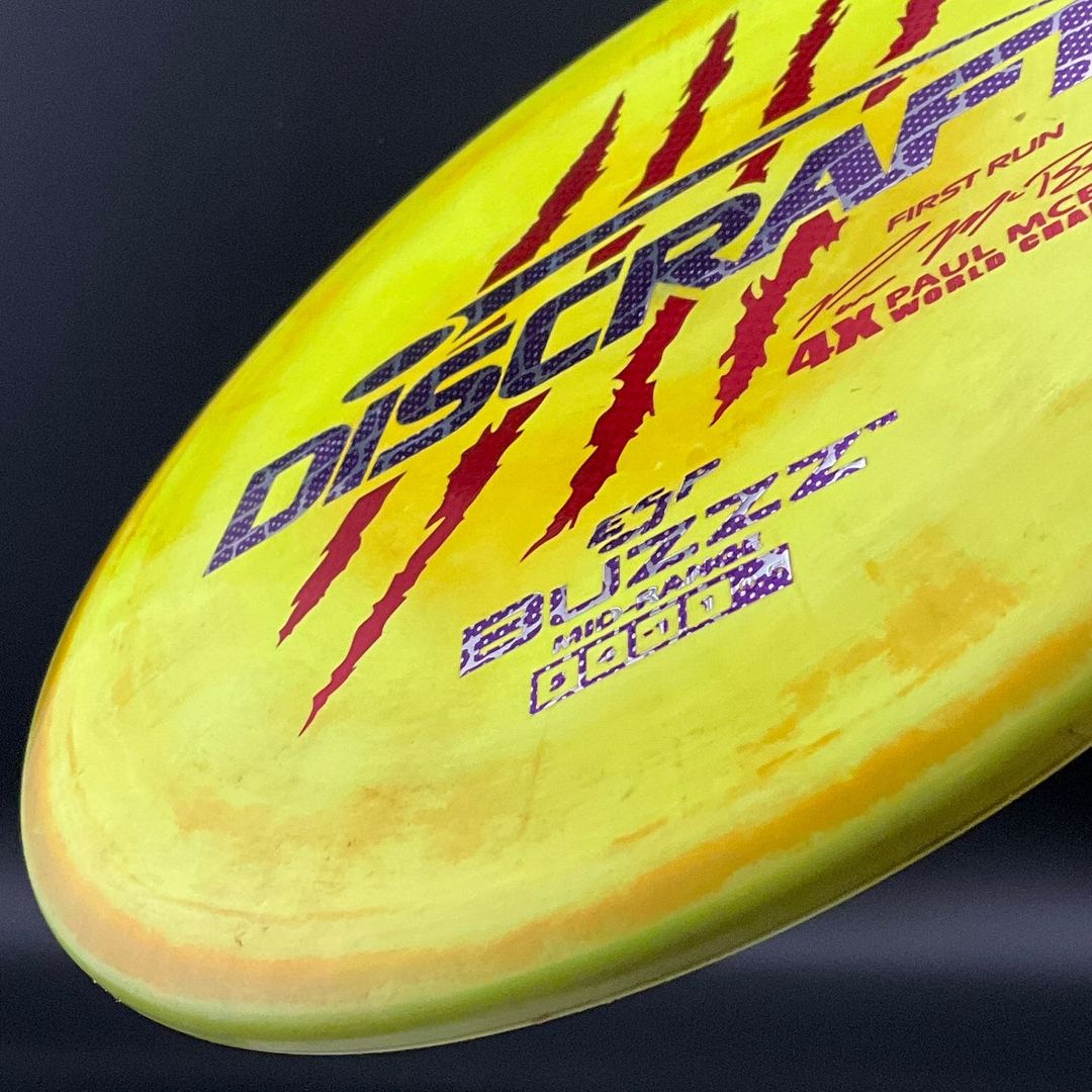 Swirly ESP Buzzz *Les White Stash Used* - Paul McBeth 4x Claws - 2019 First Run! Discraft