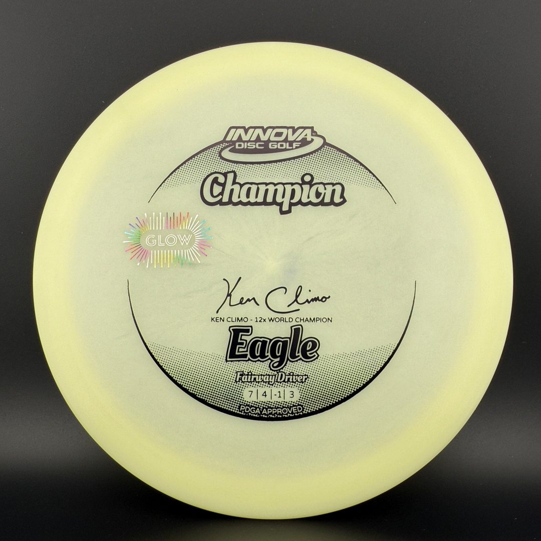 Classic Color Glow Champion Eagle - Ken Climo 12x Innova