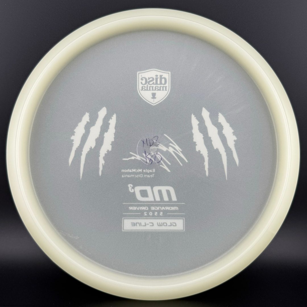 Glow C-Line MD3 - 5502 Claw Run Penned Eagle McMahon Sig Series Discmania