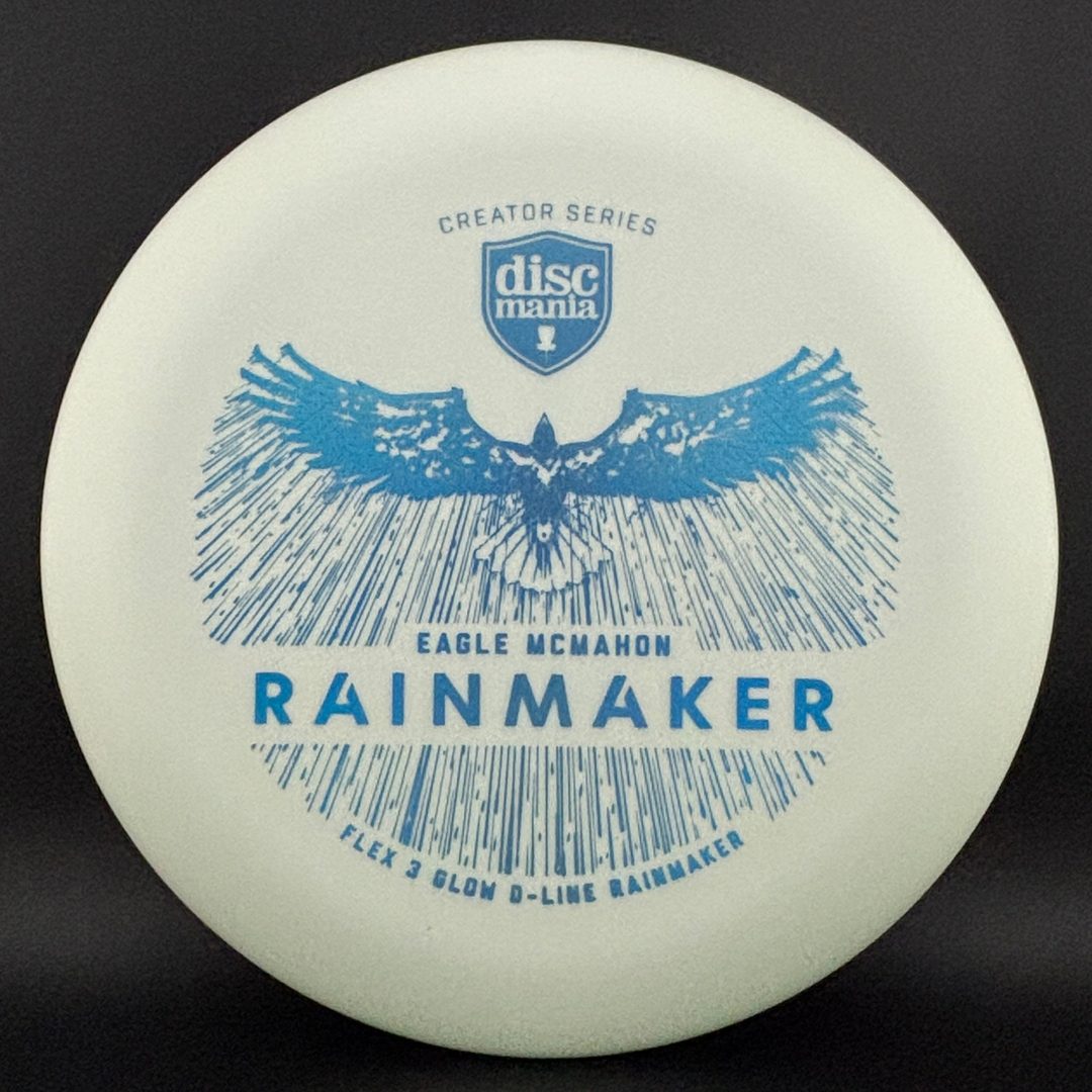 Glow D-Line Flex 3 Rainmaker - Eagle McMahon Creator Series *Colten Stash* Discmania