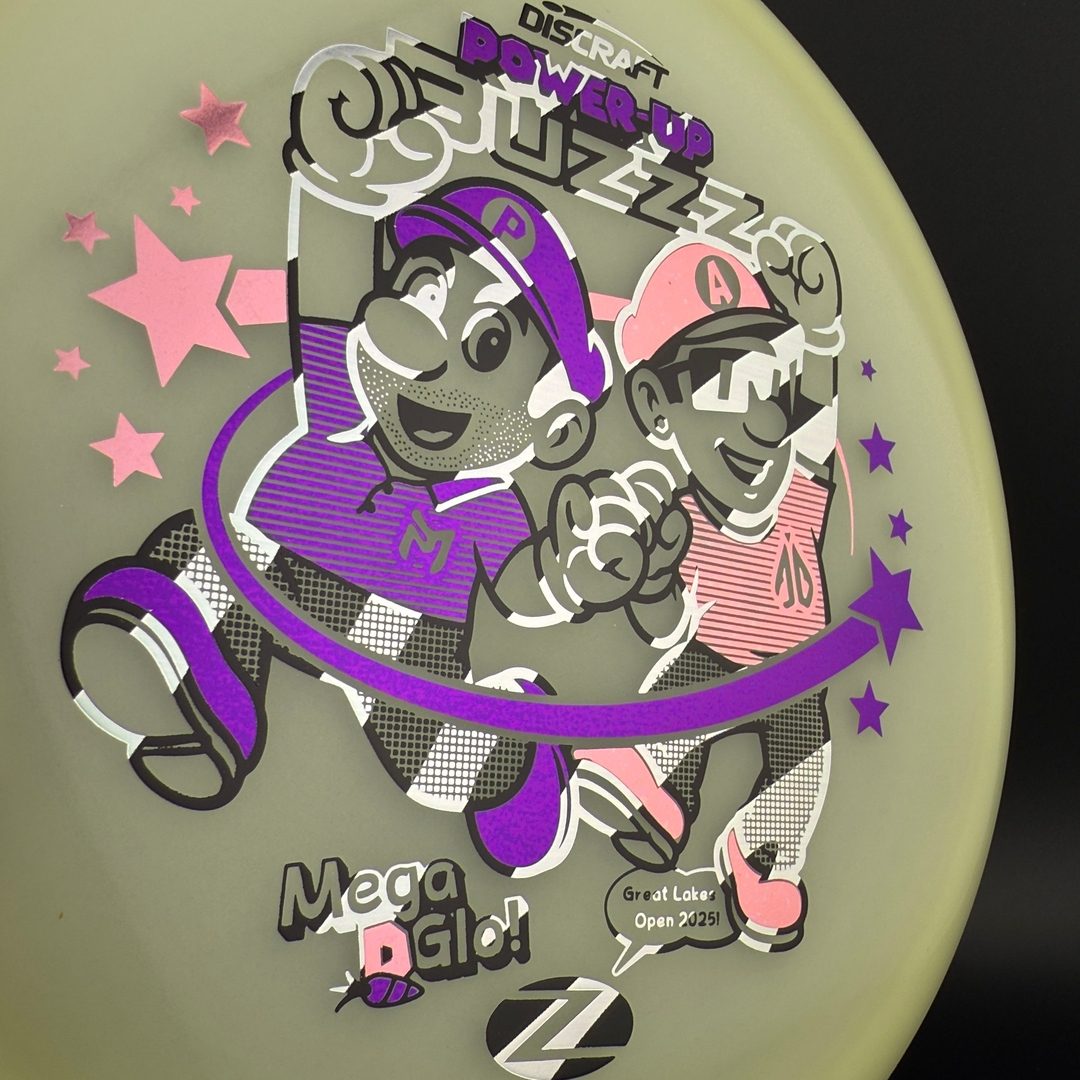 Mega Glo Buzzz - Power-Up - Paul McBeth & Anthony Barela Collab Discraft