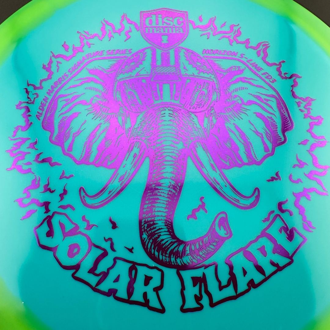 Horizon S-Line FD3 - Solar Flare - Alden Harris Signature Series Stamp by Manny Trujillo DROPPING OCTOBER 9TH @ 7 AM MST Discmania