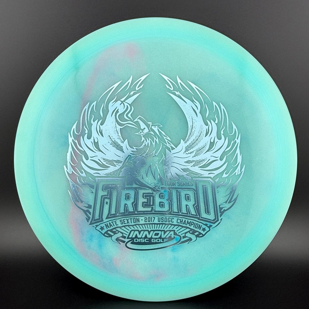 2018 Glow Champion Firebird - Swirly Blue Pink Nate Sexton TS Innova