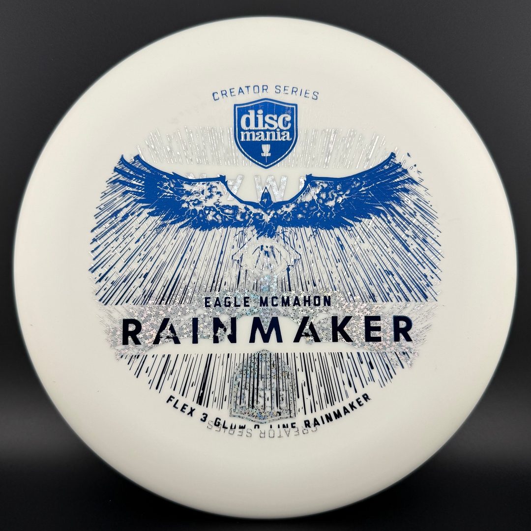 Glow D-Line Flex 3 Rainmaker - Double Stamp Eagle McMahon Discmania