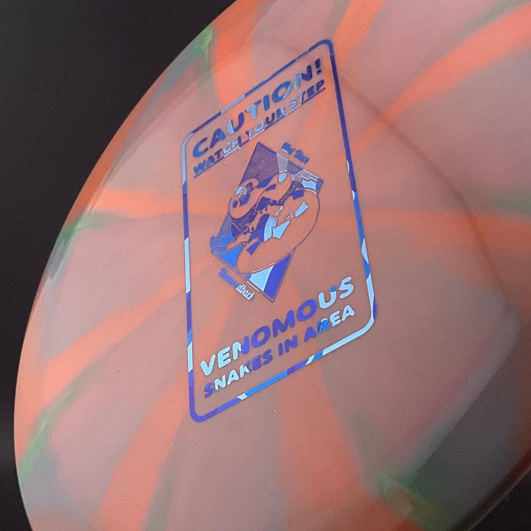 Swirly Apex Diamondback - 2022 First Run - Caution Venomous Snakes! MINT Discs