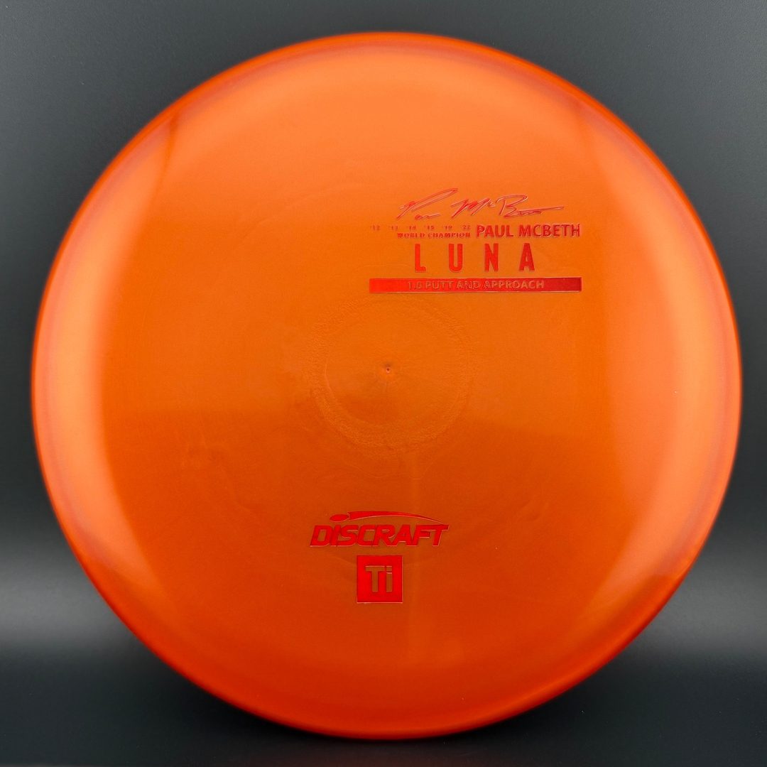 Titanium Luna - First Run - Paul McBeth Discraft