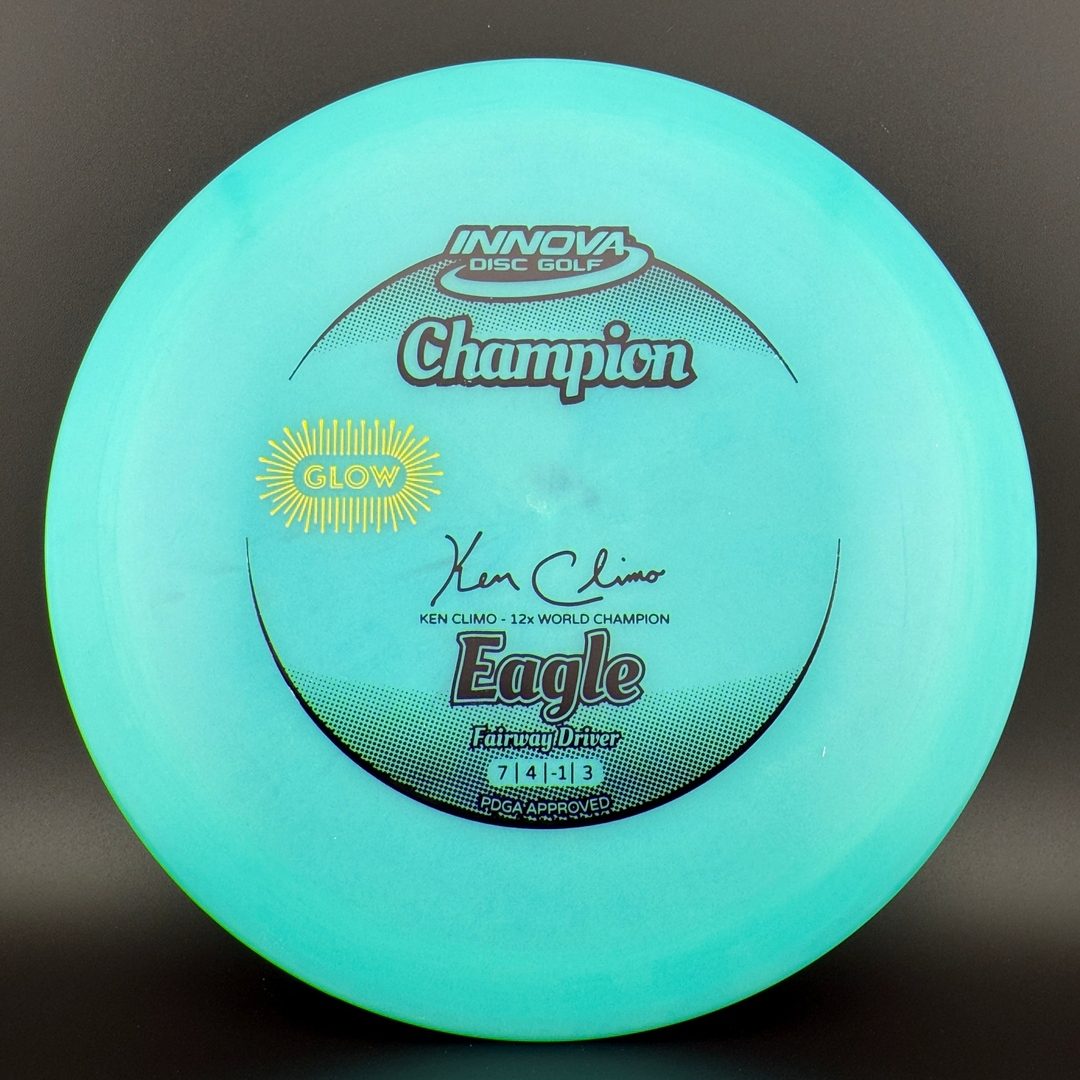Classic Color Glow Champion Eagle - Ken Climo 12x Innova