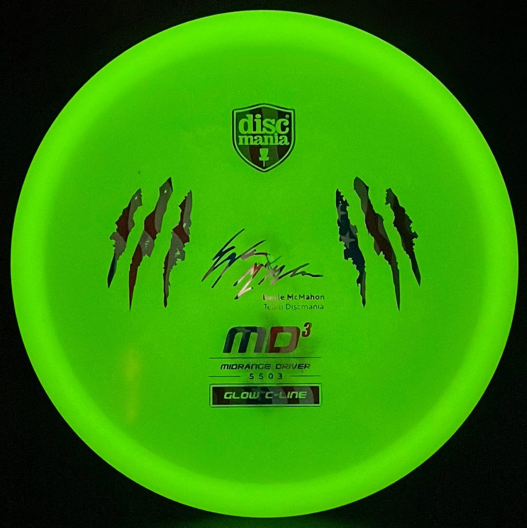 Glow C-Line MD3 *Eagle Stash* - Eagle Totem - 5503 Claw Run Penned X-Out Discmania