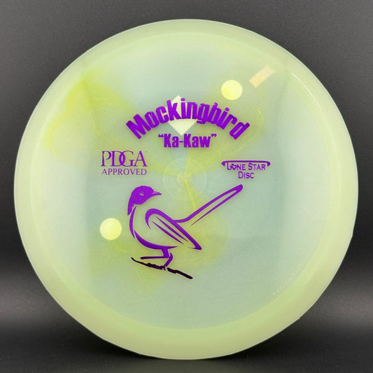 Translucent Bravo Glow Mockingbird - Old Run Embossed LSM Lone Star Discs