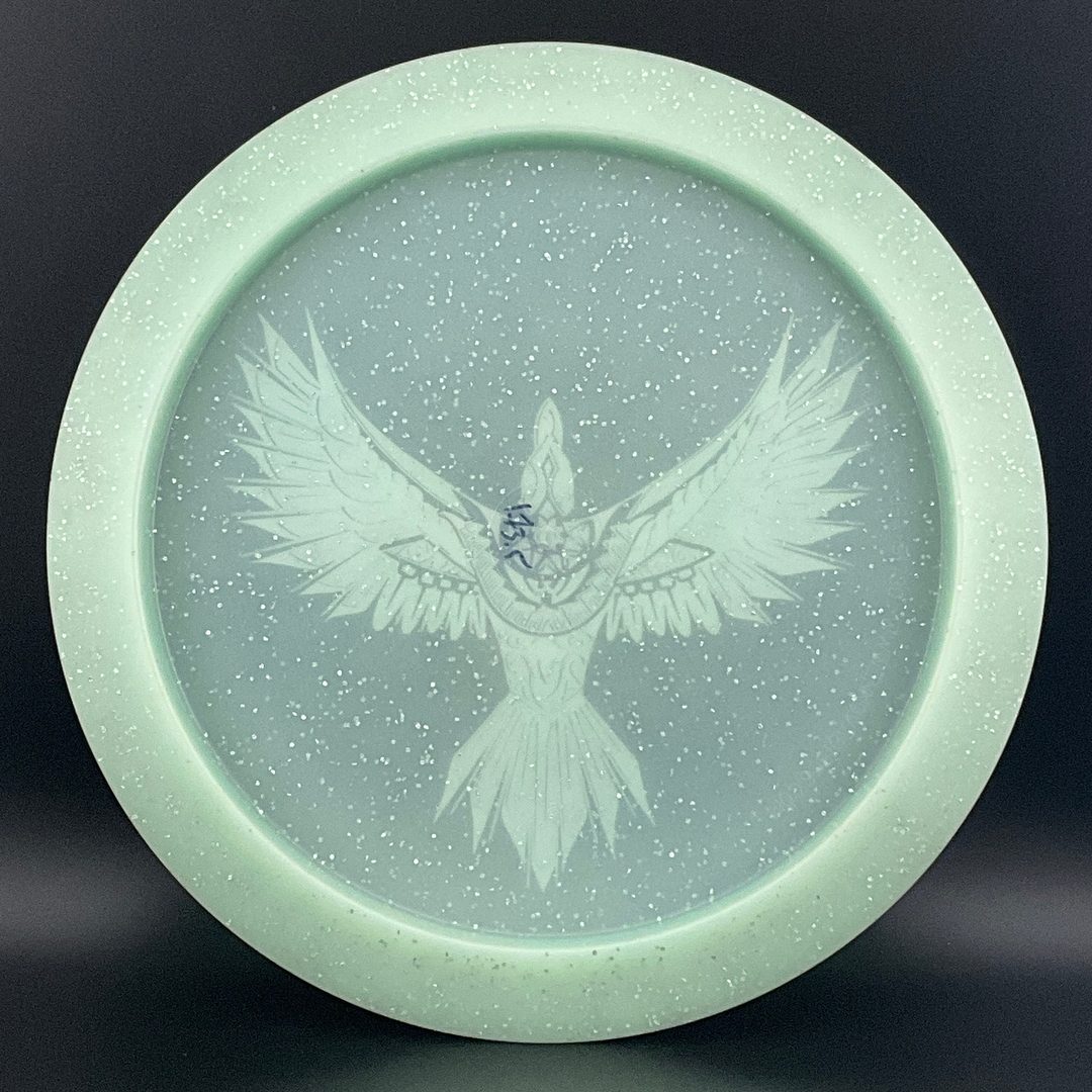 Metal Flake Glow Aztec X-Out - Eagle Triple Foil Infinite Discs