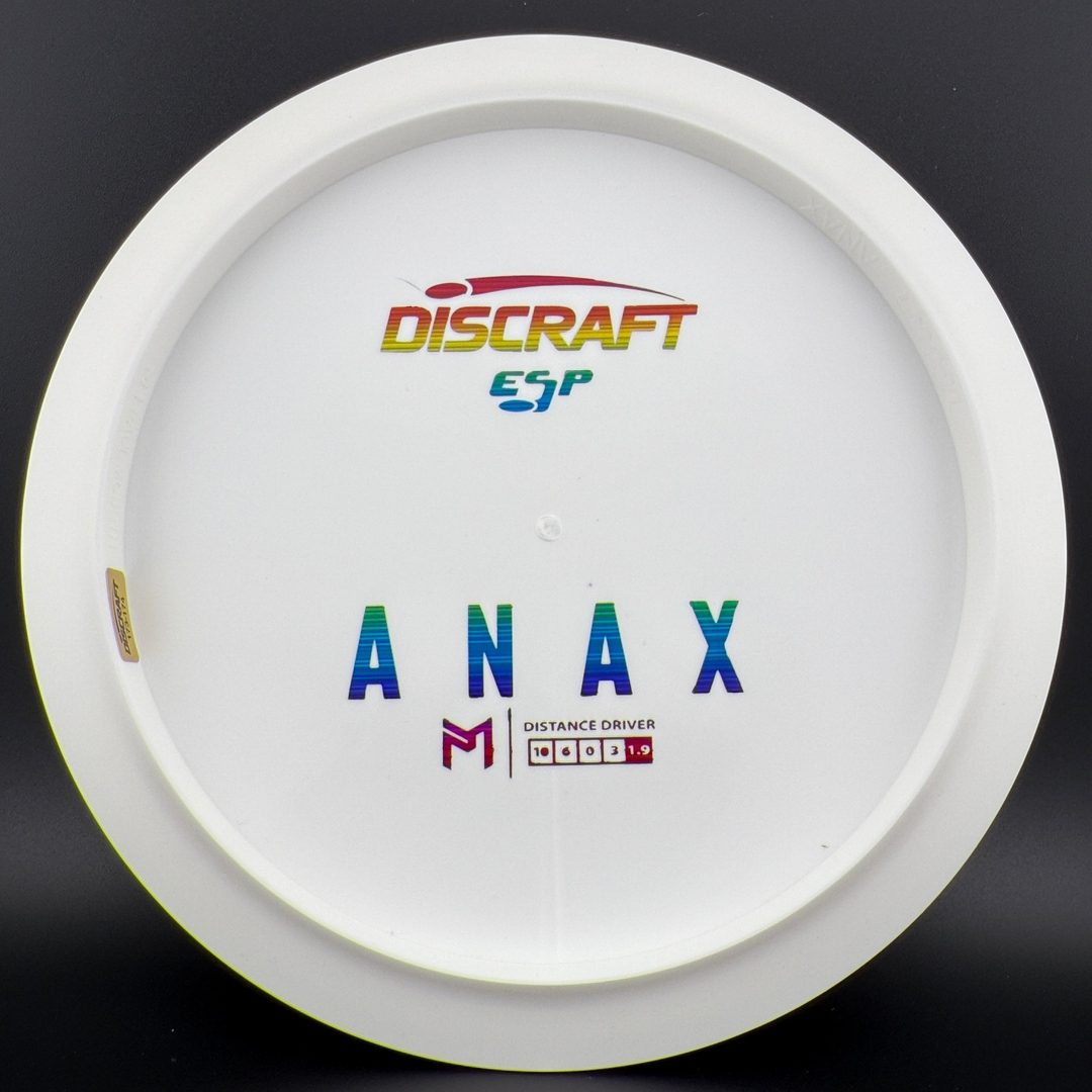 White ESP Anax - Bottom Stamp Dyer's Delight - Paul McBeth Discraft