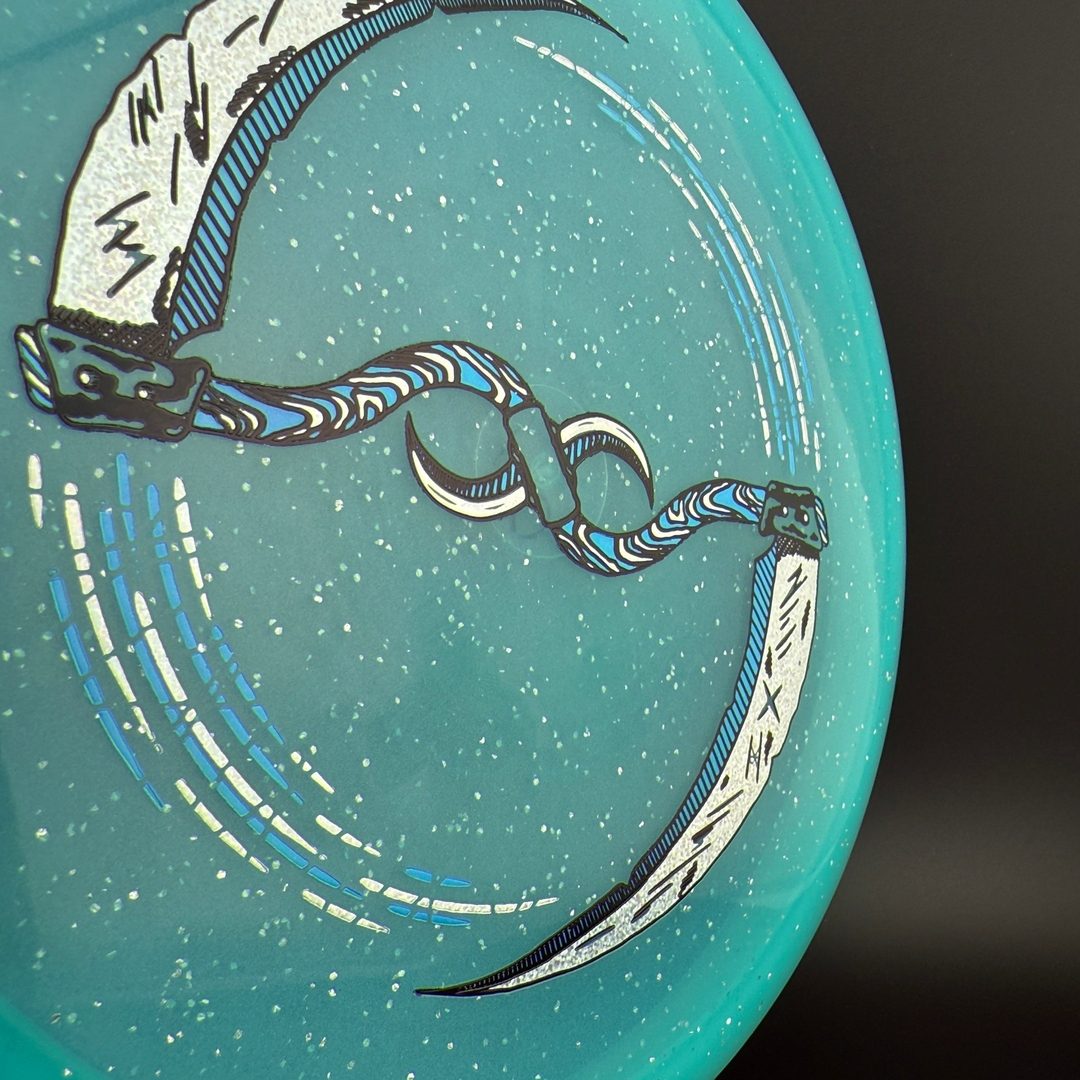 Metal Flake Glow C-Blend Inca - "Infinity Blade" by Ripper Studios Infinite Discs