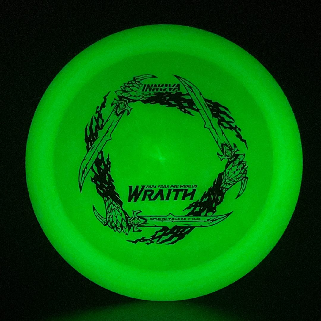 Color Glow Champion Wraith - 2024 PDGA Pro Worlds Innova