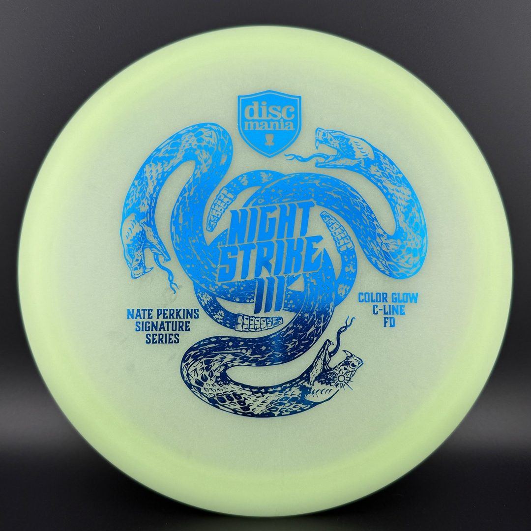 Color Glow C-line FD - Night Strike 3 - Rare Lime - Nate Perkins Discmania